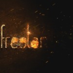 logo animation fire gold